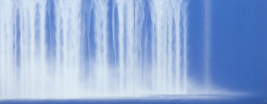 千住博作品「Waterfall(瀑布) 2013」