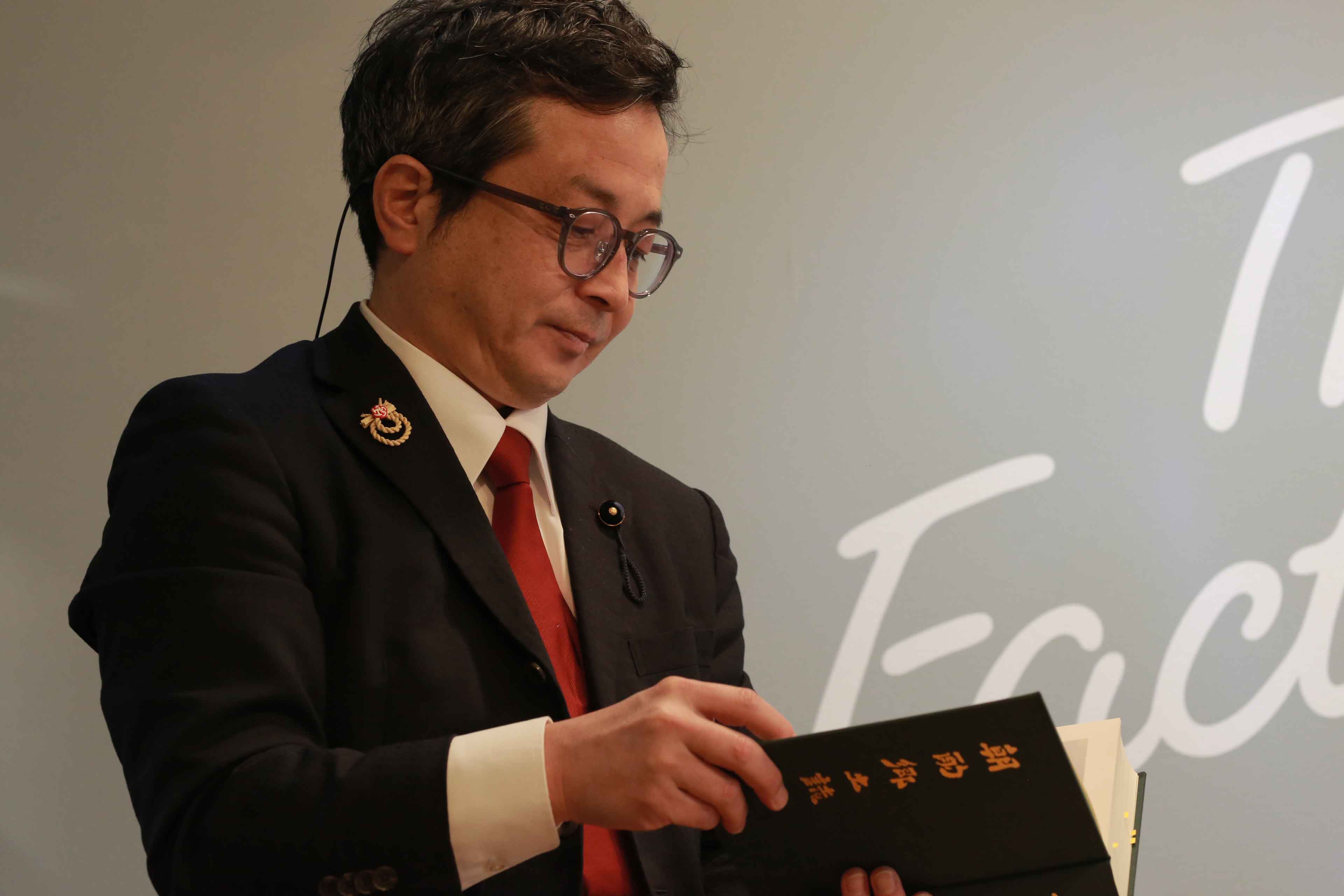 文化の火を次世代へ――。郷土の発展を支えるべく、文化産業政策を力強く推進する野津氏