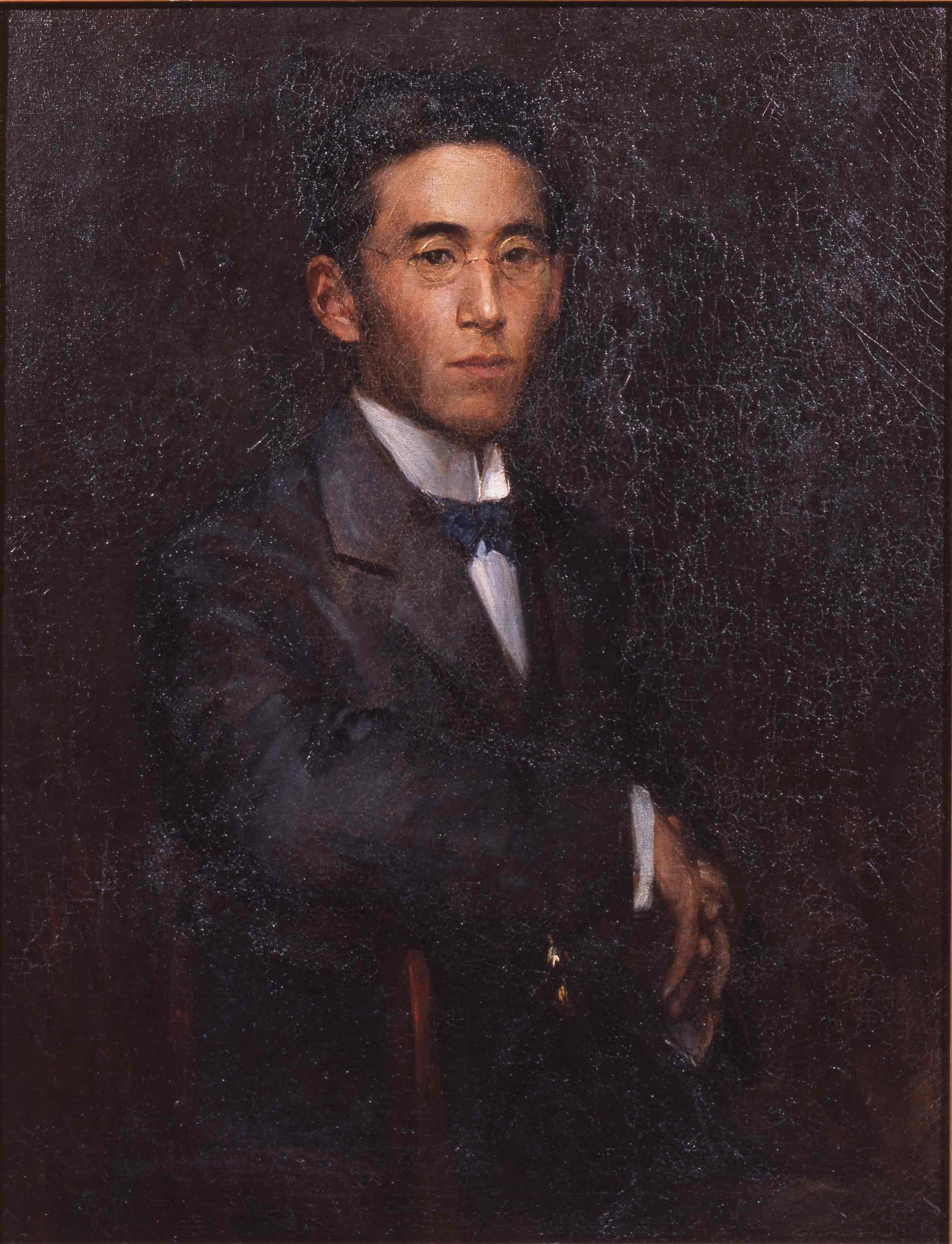 石橋和訓《津田五一の肖像》1910年、島根縣立美術館藏