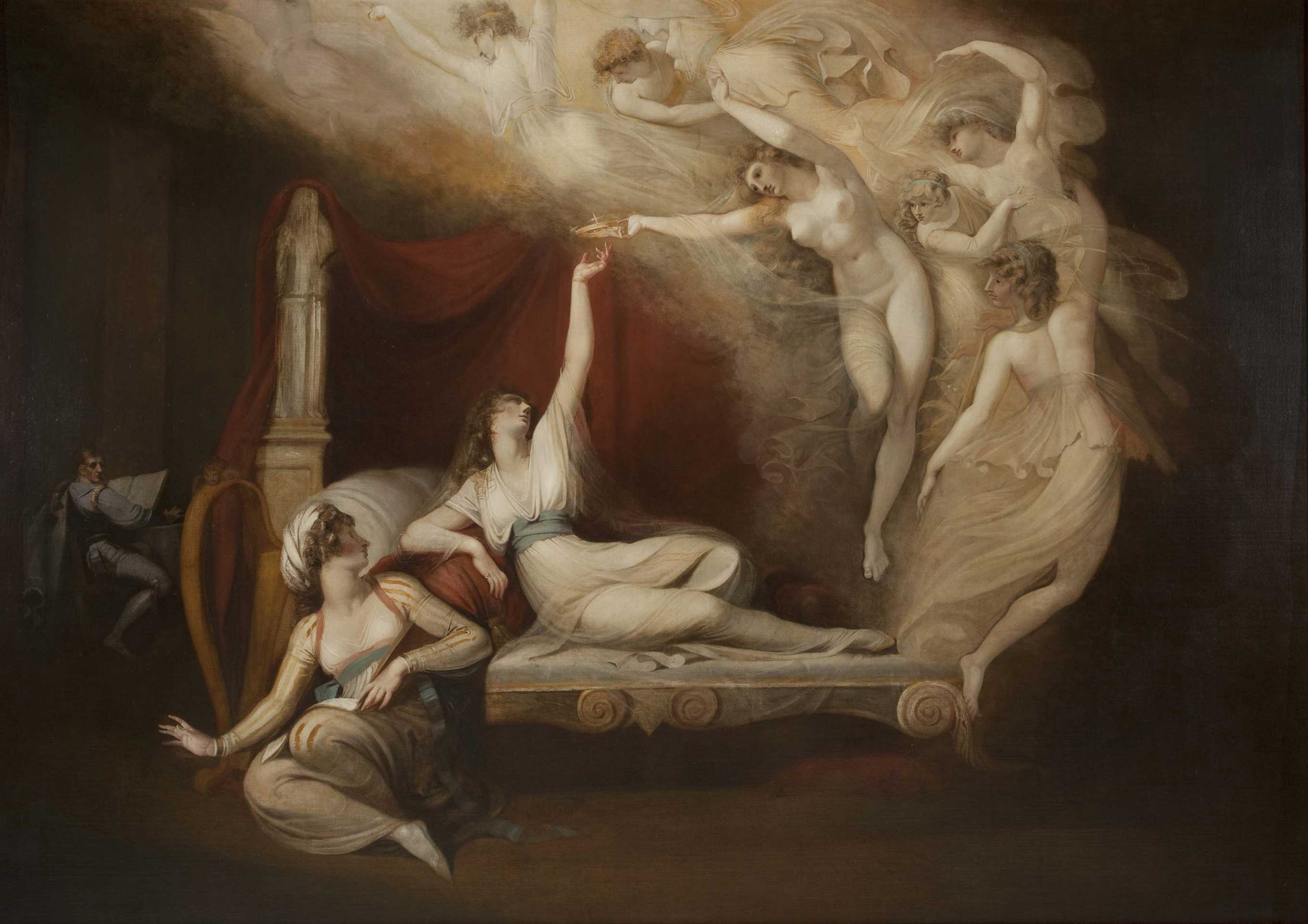 Johann Heinrich Füssli (1741 – 1825) Le rêve de la reine Catherine,  1781, huile sur toile, 151 x 212,1 cm © Heritage Images 